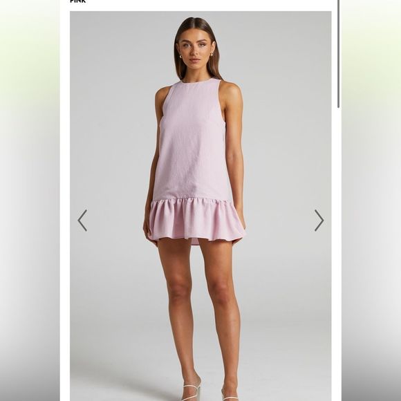 Showpo Farzeen mini shift dress. Worn for 2 hours. - Picture 1 of 6